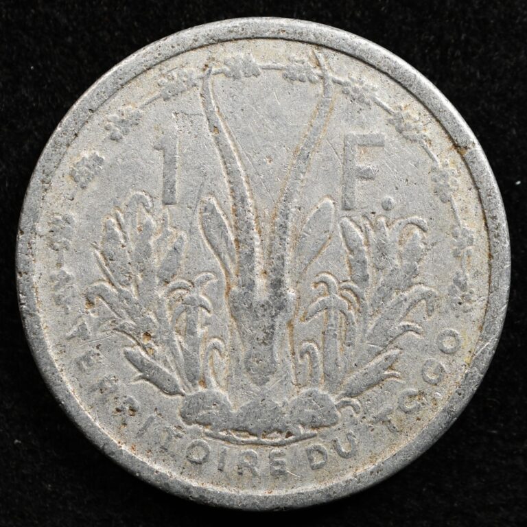 Read more about the article Togo 1 Franc 1948  Coin  Inv#F313