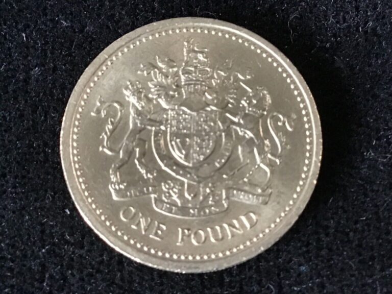 Read more about the article 1983 1st British Pound Coin England Royal Arms Represent United Kingdom AU Nice