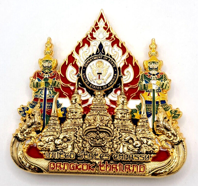 Read more about the article MARINE SECURITY GUARD DETACHMENT BANGKOK THAILAND CHALLENGE COIN 2.5 inch