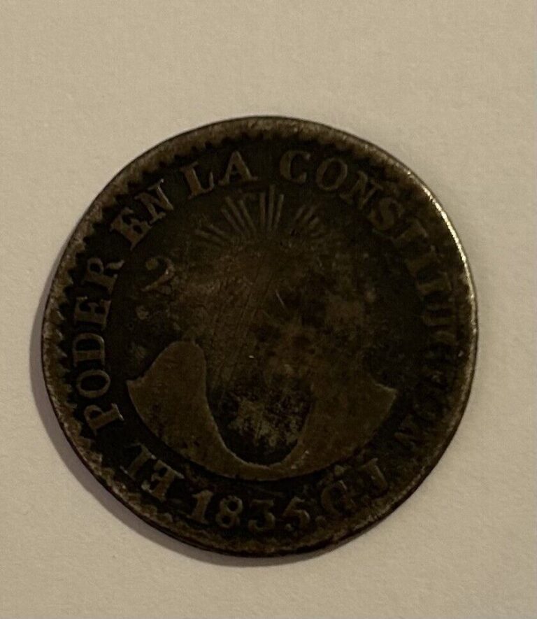 Read more about the article Ecuador 2 Reales 1835 Rare coin