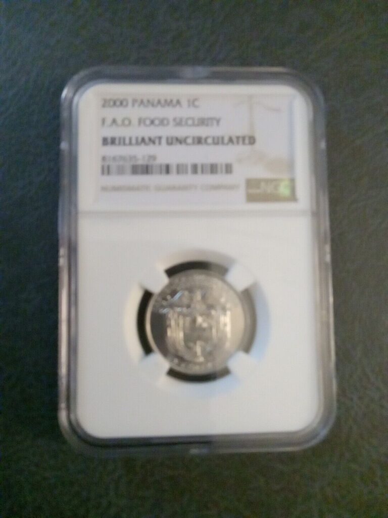 Read more about the article 2000 Panama 1C F.A.O Uncirculated Certified NGC (2 Available)