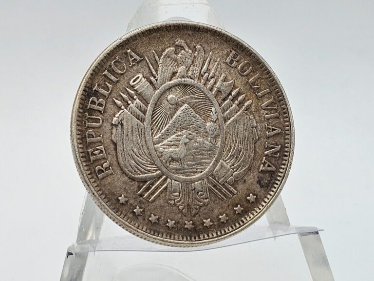 Read more about the article 1872 PTS F.E. Bolivia Un Boliviano **BETTER GRADE**