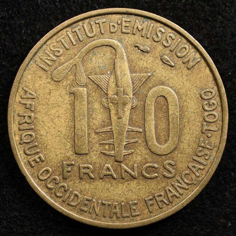 Read more about the article Togo 10 Francs 1957  Coin  Inv#I527