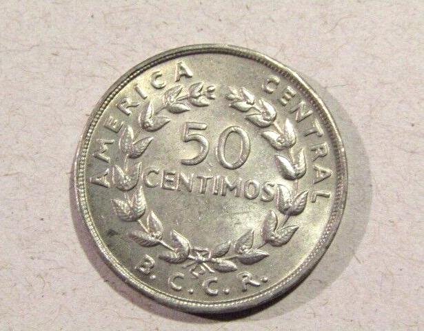 Read more about the article Costa Rica 1970 50 Centimos unc Coin