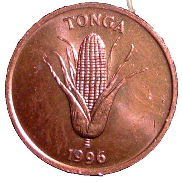 Read more about the article 1996 Tonga Coin 1 seniti Ear of Corn Vanilla Plant Farming