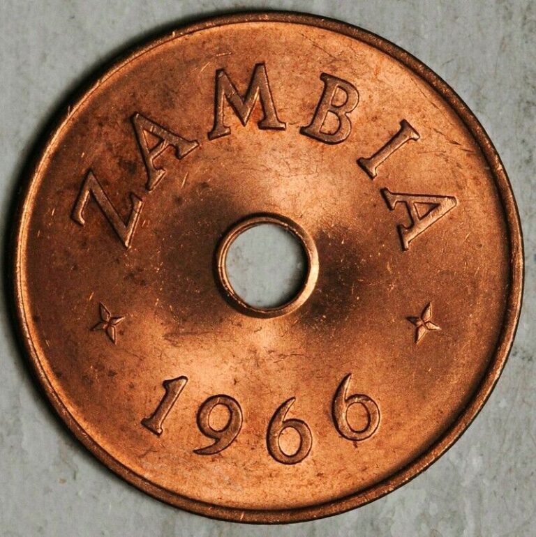 Read more about the article 1966 ZAMBIA 1 PENNY (RED UNC!)