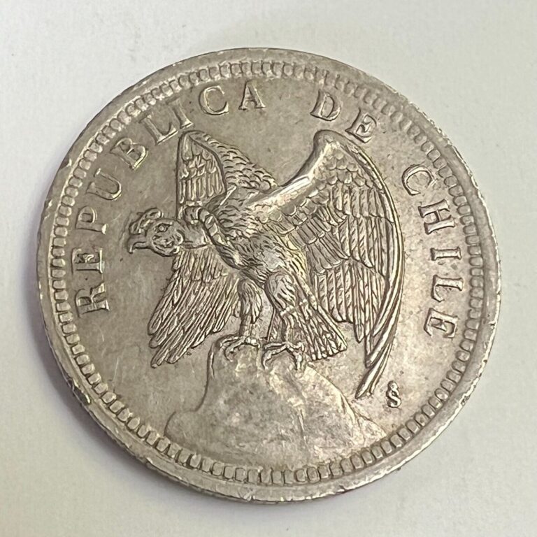 Read more about the article 1933 So Chile 1 Peso Condor coin  KM#176