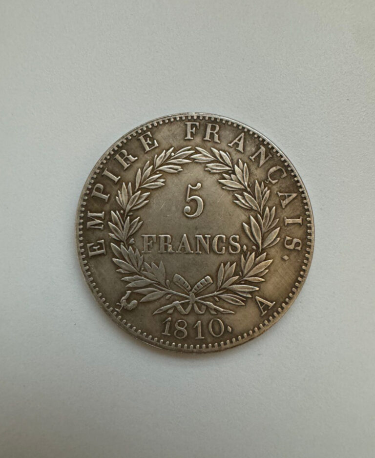 Read more about the article Coin 5 francs 1810 France Emperor Napoleon