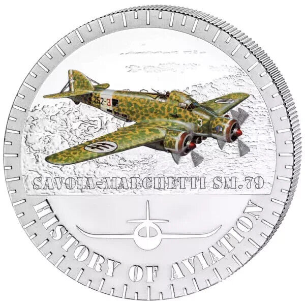 Read more about the article 2014 Burundi History of Aviation Savoia-Marchetti 20g Silver Coin – 1934 Mintage