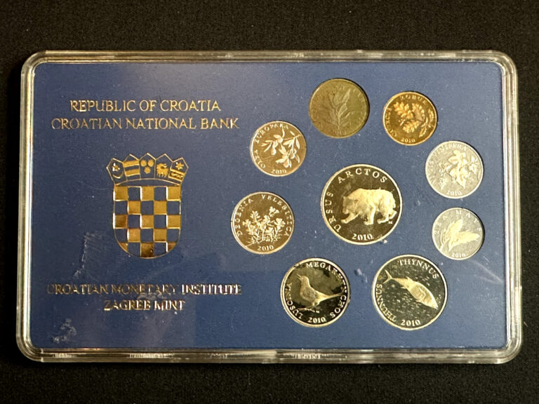 Read more about the article Croatia 2010 9 piece unciculated coin set