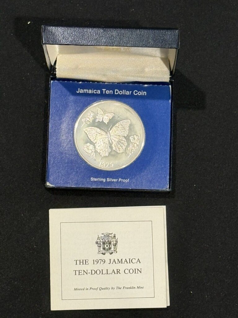 Read more about the article 1979 Jamaica 10 Dollar Silver Proof  Coin OGP and COA