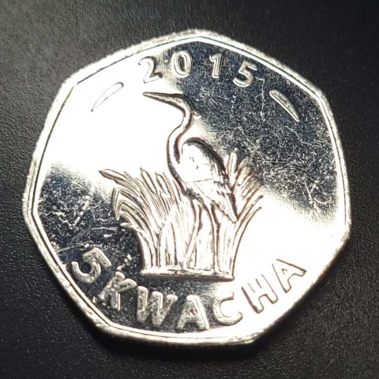 Read more about the article 2015 Malawi 5 kwacha Coin Purple Heron Standing in Waterside Cattails Wildlife