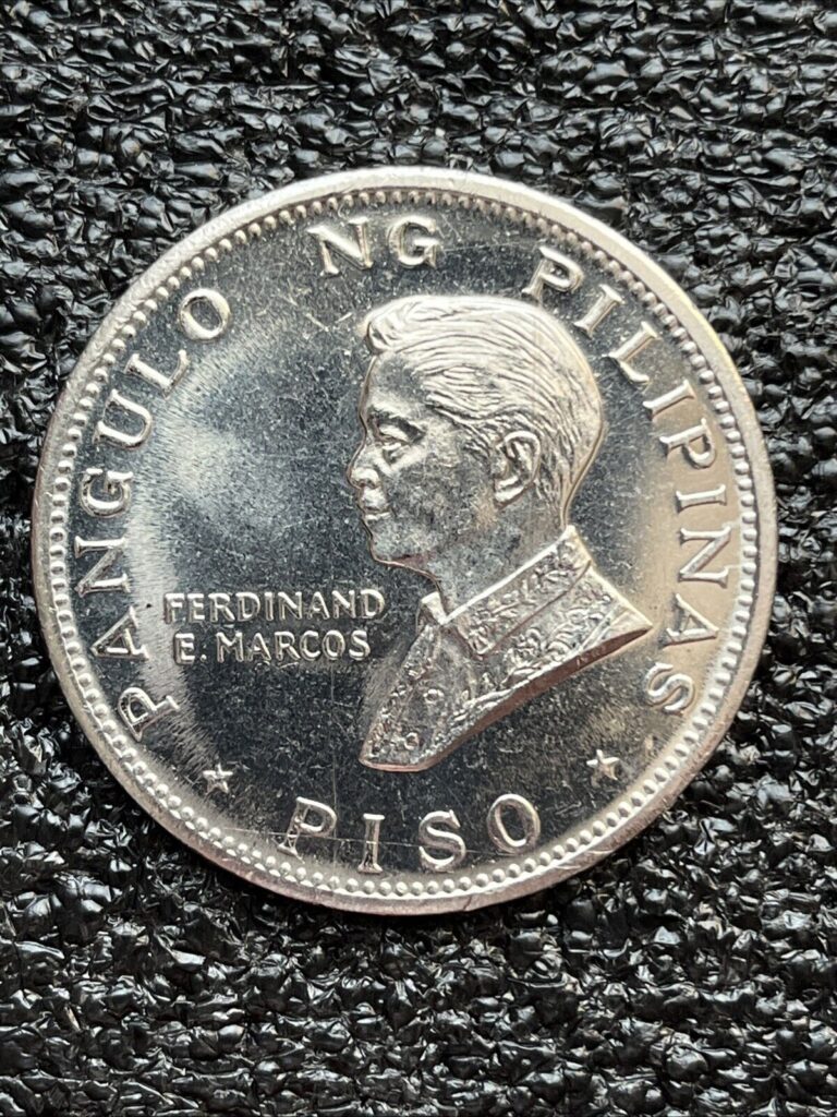 Read more about the article Philippines 1 Piso  Pope Paul VI Visit KM# 202 1970⚜️⚛️ ⚖️ 🪙