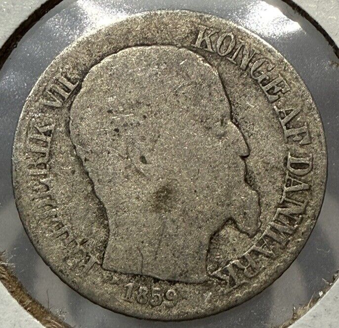 Read more about the article 1859 5 Cents Danish West Indies Silver 5C Coin Denmark Territory