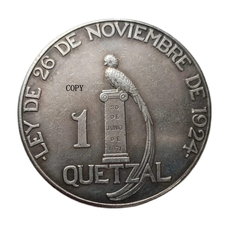 Read more about the article Guatemala 1925 1 Quetzal Silver-Plated Coin – Perfect Gift and Unique Souvenir