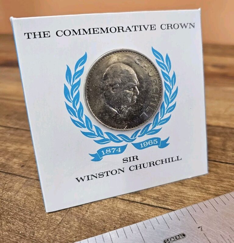 Read more about the article RARE 1965 UK Crown Commemorative Coin Sir Winston Churchill and Elizabeth ☆UK