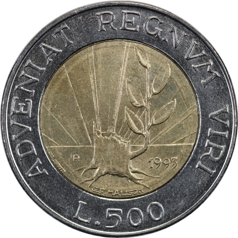 Read more about the article San Marino – 500 Lire – 1993 R – Unc