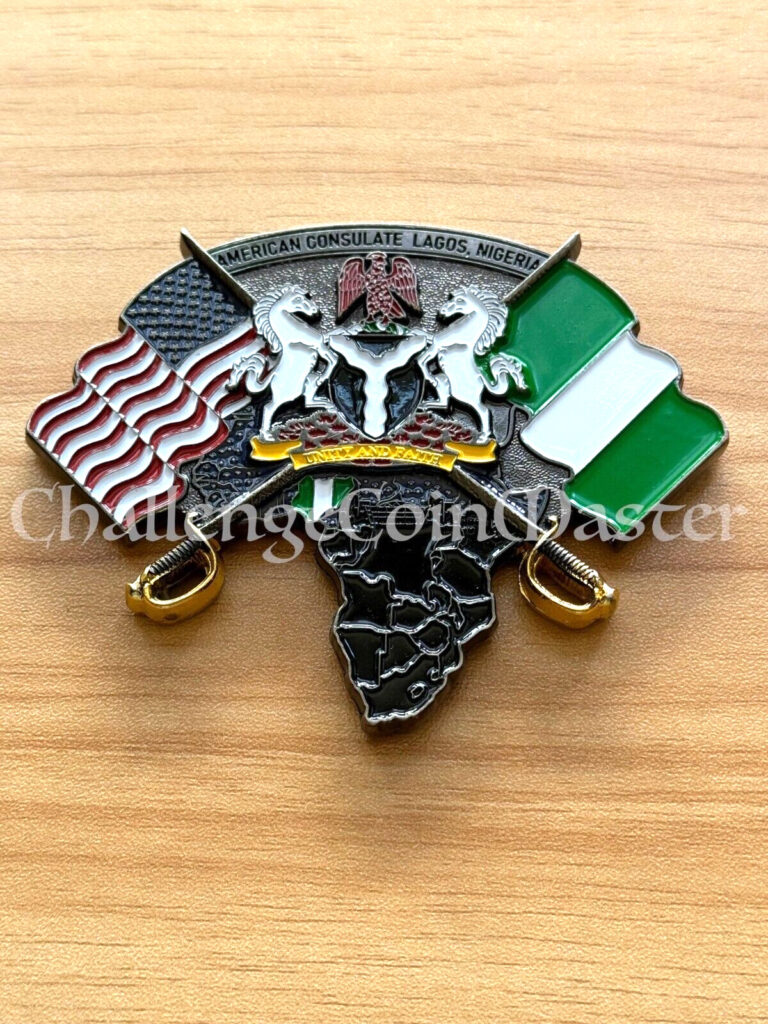 Read more about the article F38 Marine Security Guard Detachment Lagos Nigeria Embassy Challenge Coin