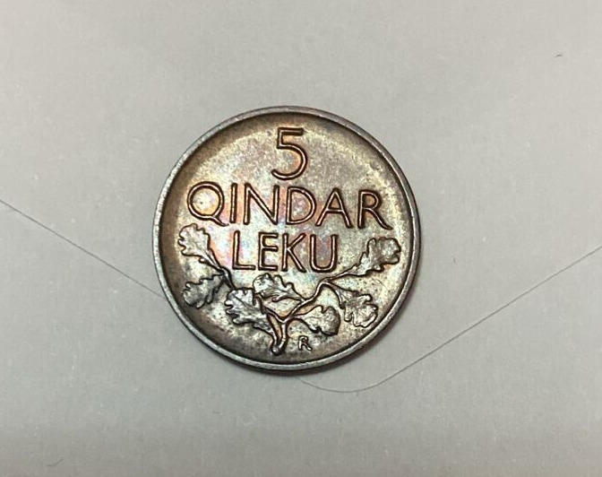 Read more about the article Albania coins 5 Qindar Leku  1926 .