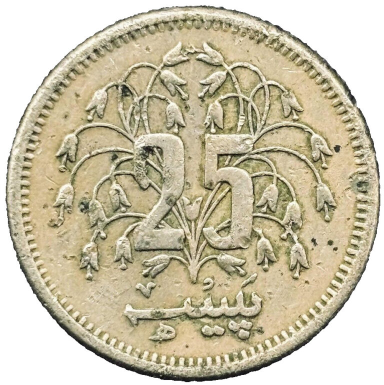 Read more about the article 1976 Pakistan Coin 25 Paisa KM# 37 Foreign Old Coins World Money FREE SHIPPING