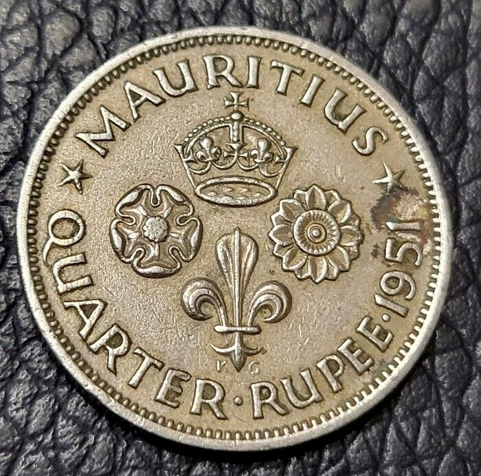 Read more about the article 1951 Mauritius ¼ Rupee Coin