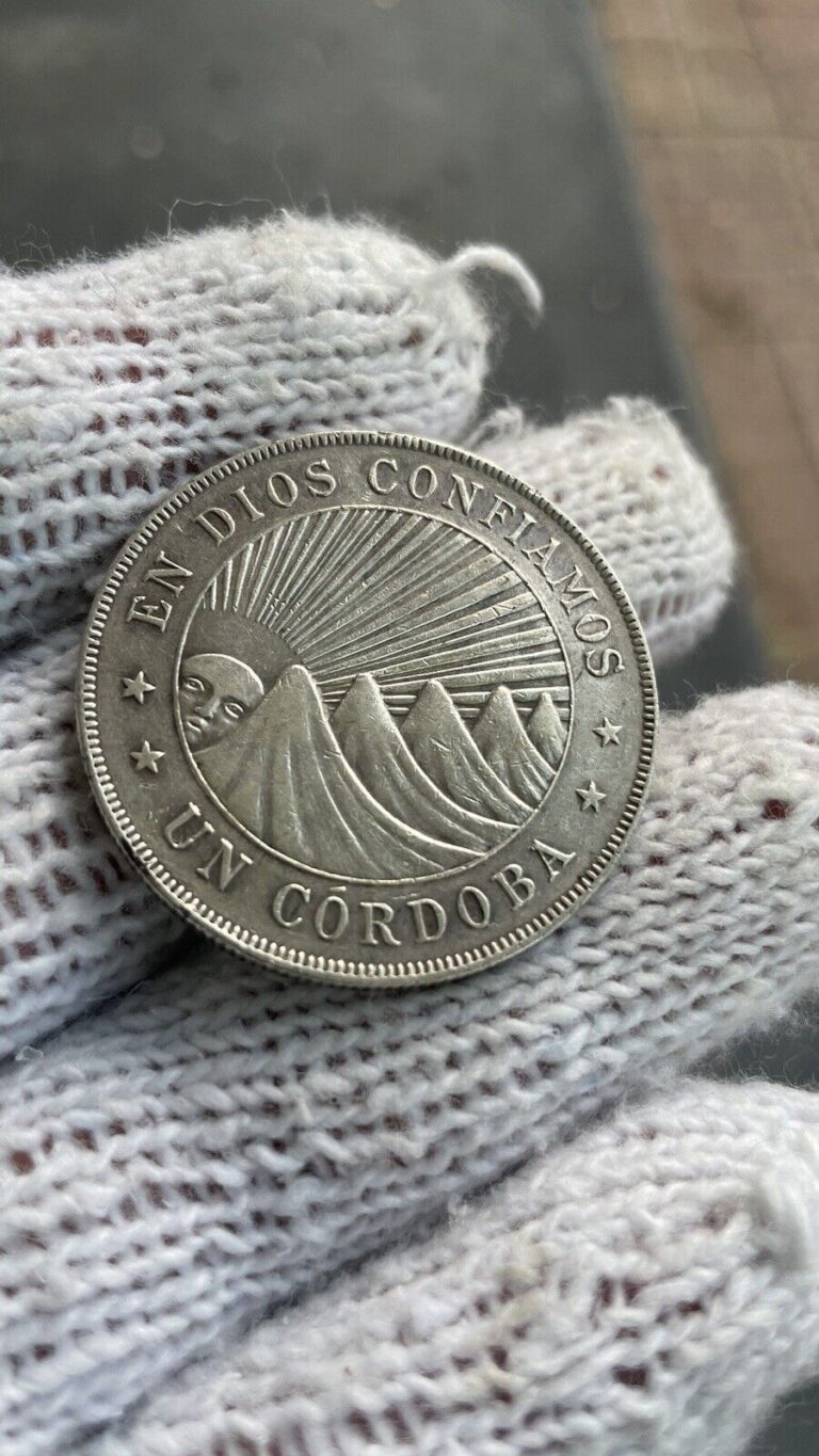 Read more about the article Un Cordoba 1912  Nicaragua  Silver Coins   Rare