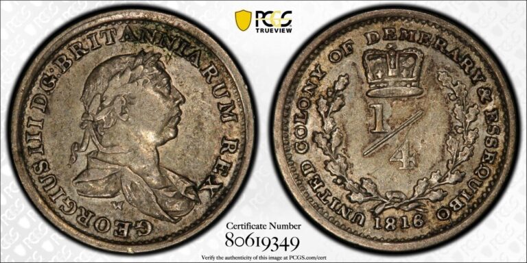 Read more about the article Early Silver British Colonial Coin 1816 Guyana