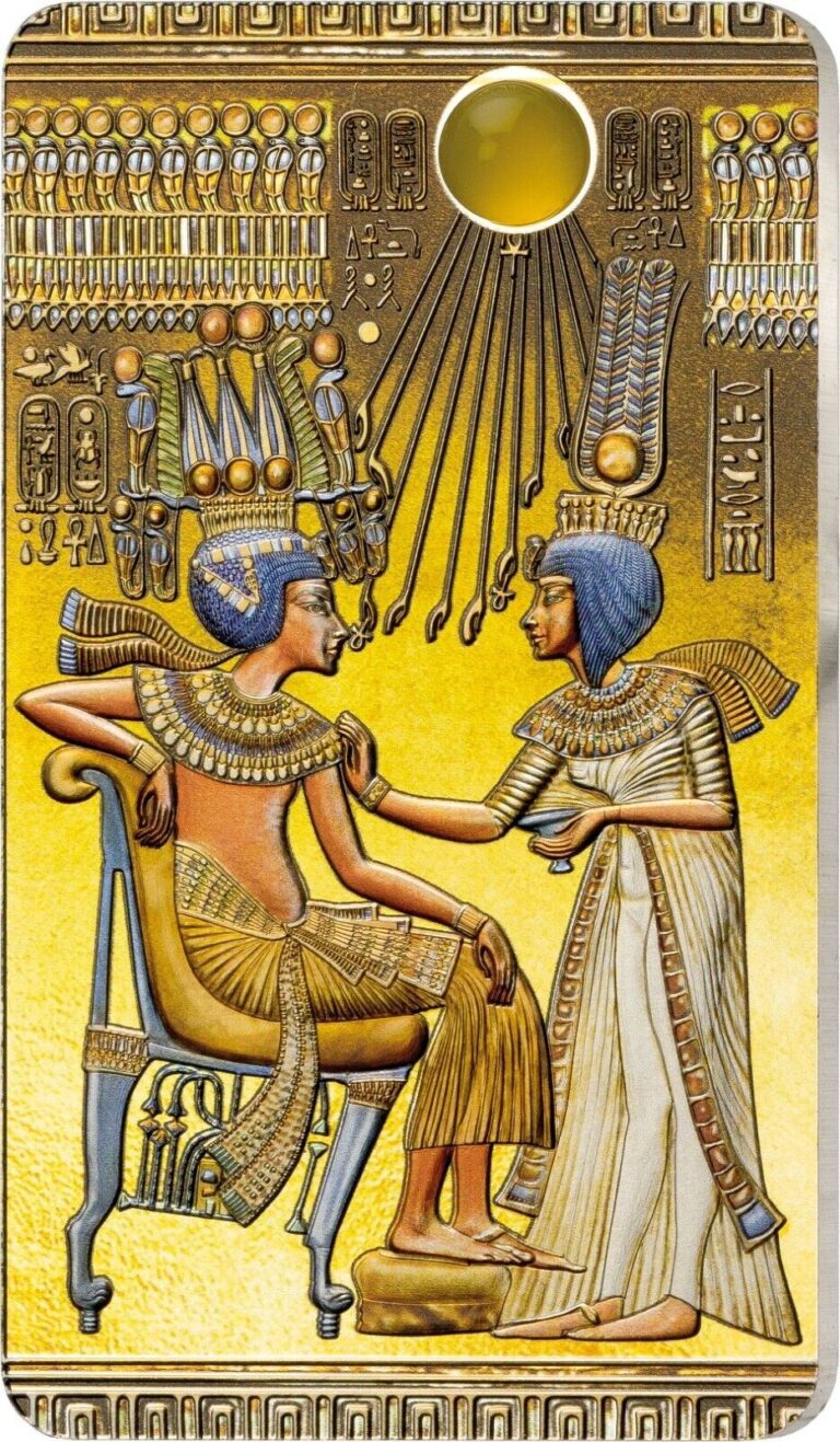 Read more about the article 2023 Mali Icons of Heritage Throne of Tutankhamun 2 oz Silver Coin – 1 000 Made