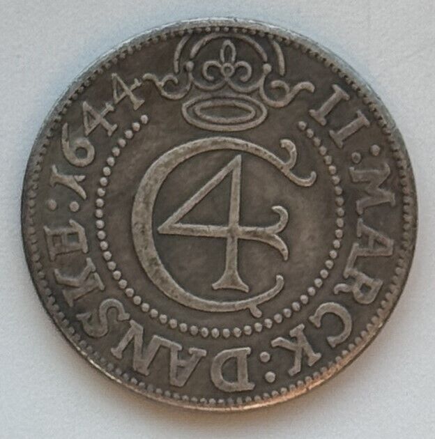 Read more about the article Coin 2 mark 1644 Denmark