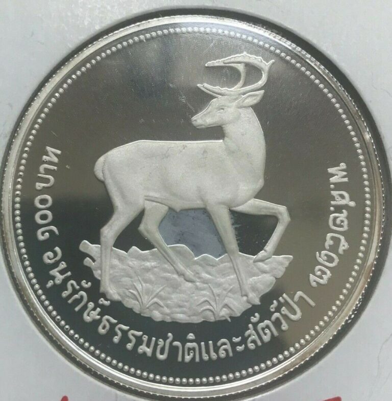 Read more about the article 1974 Thailand 100 Baht – World Wildlife Fund – Silver Proof