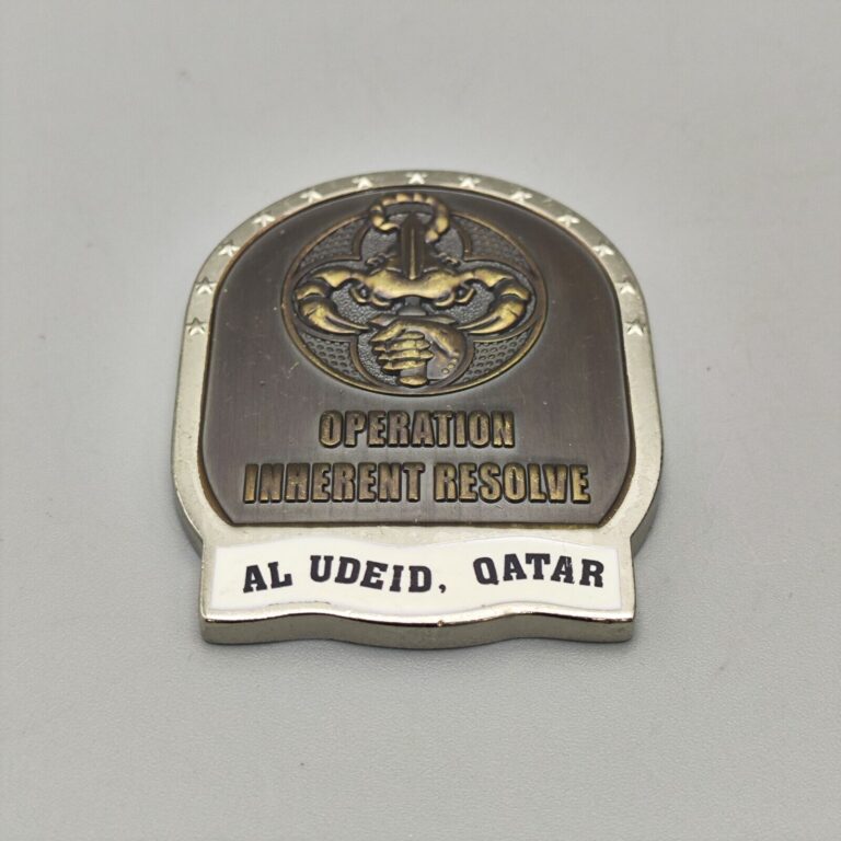 Read more about the article US Army Operation Inherent Resolve Al Udeid Qatar Challenge Coin