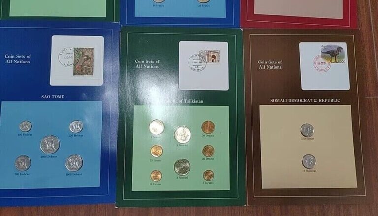 Read more about the article Coin Sets of All Nations SOMALI TAJIKISTAN and More TOTAL 9 SETS Last Assembled