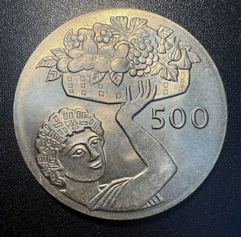 Read more about the article 1970 Cyprus 500 Mils   FAO Coin