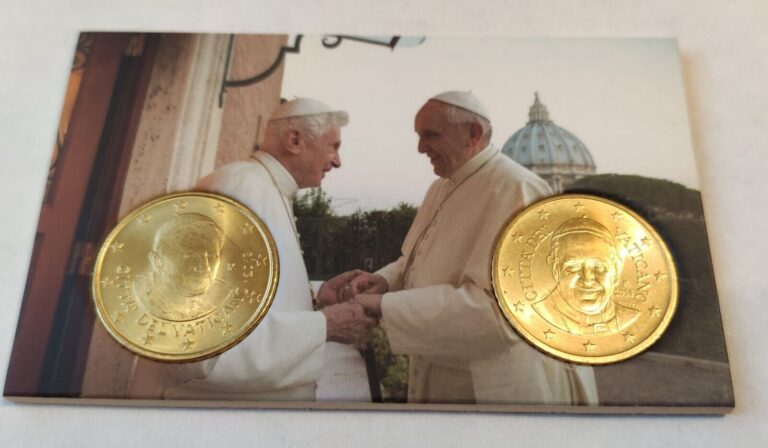 Read more about the article Vatican.50 cents 2013  2014 + blister.