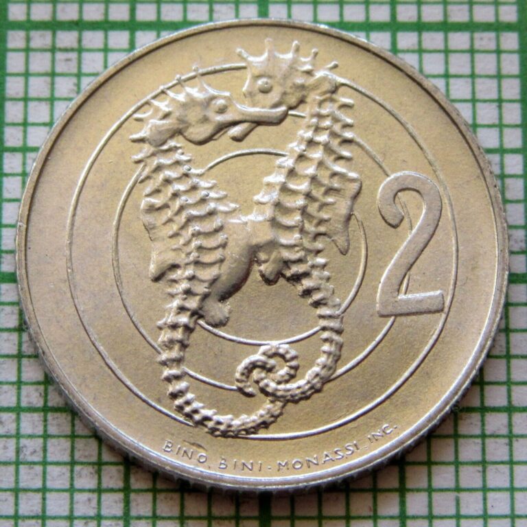 Read more about the article SAN MARINO 1975 2 LIRE  Seahorse – Animals Series  ALUMINIUM UNC km# 41