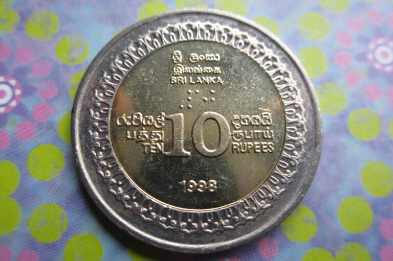 Read more about the article Sri Lanka 1998 10 Rupees Bimetallic Coin Sri Lanka 1998 Ten Rupees Coin