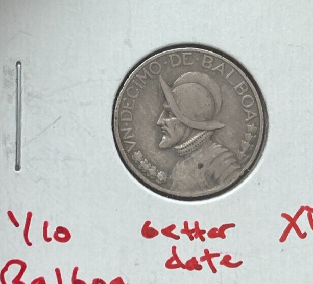 Read more about the article 1934 Panama 1/10 Balboa – Silver L2