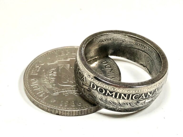 Read more about the article Dominican Republic Ring 1/2 Peso Coin Ring Handmade