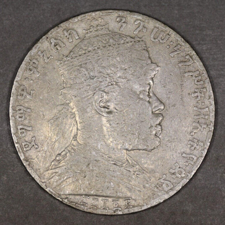 Read more about the article 1900 EE1892 Ethiopia Silver 1 Birr