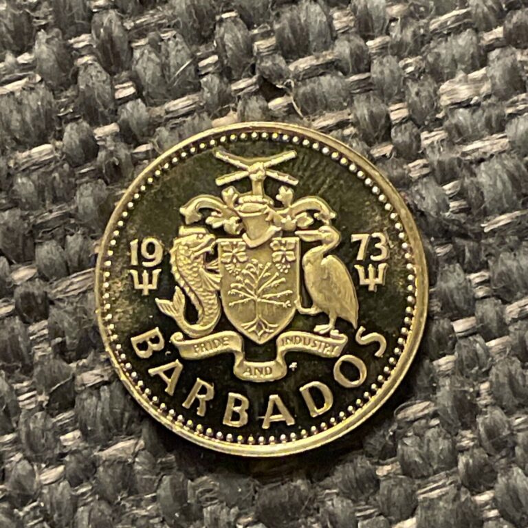 Read more about the article 1973 BARBADOS 5 CENT  PROOF COIN