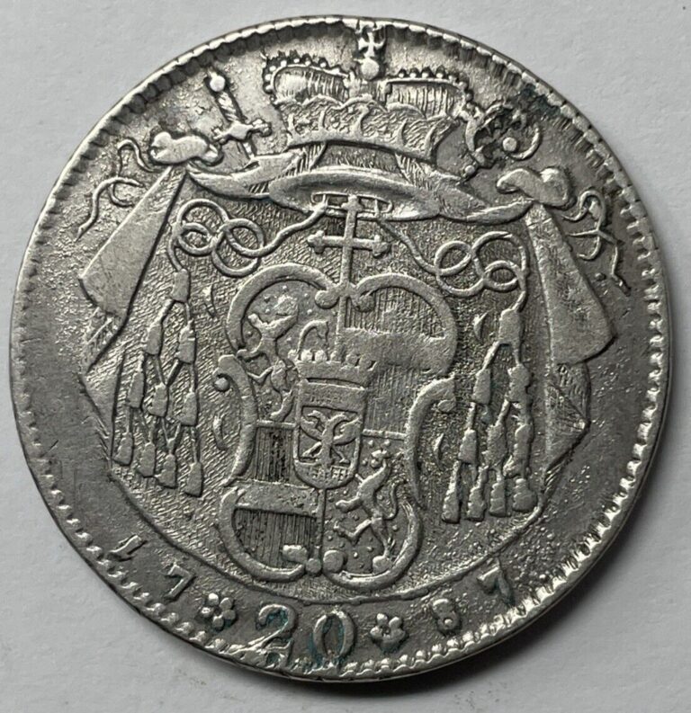 Read more about the article 1787m Austrian Salzburg Silver 20K  Fine+ Condition Light Cleaning. C-1107