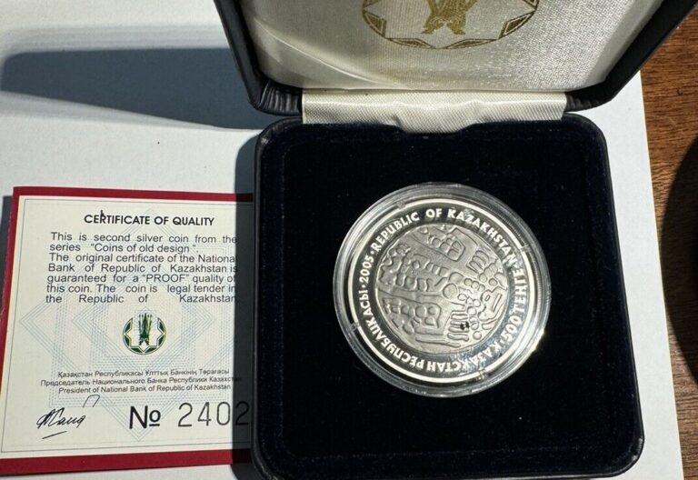 Read more about the article Kazakhstan 500 Tenge 2005 Silver Proof Limited Edition