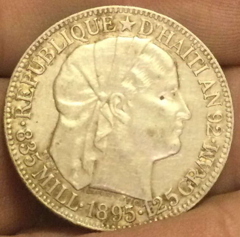 Read more about the article 1887 Haiti 50 Centimes Silver