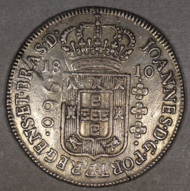 Read more about the article 1810 B Brazil Silver 960 Reis