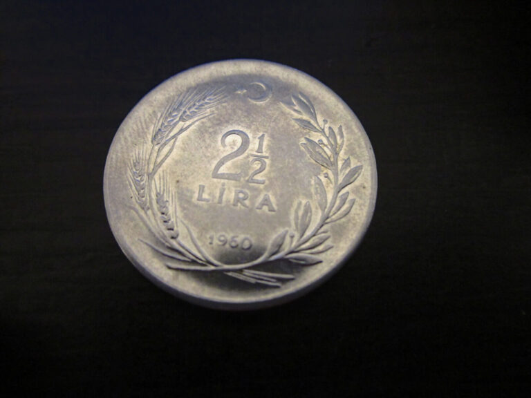 Read more about the article 1960 Turkey 2 1/2 Lira Coin