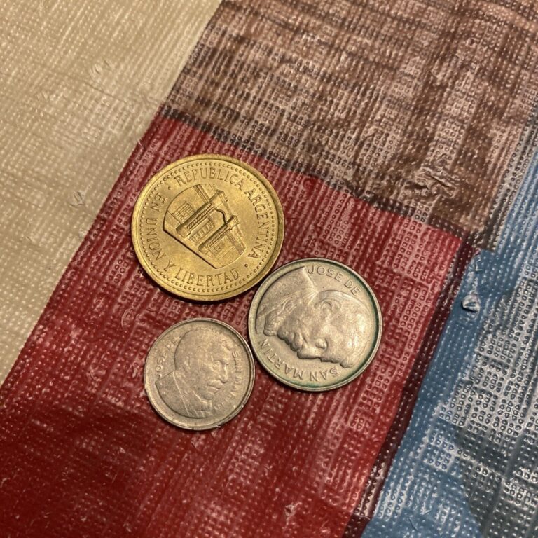 Read more about the article Argentina 1951 20 Centavos   19994 50 Centavos   1954 5 Centavos – 3 Coins