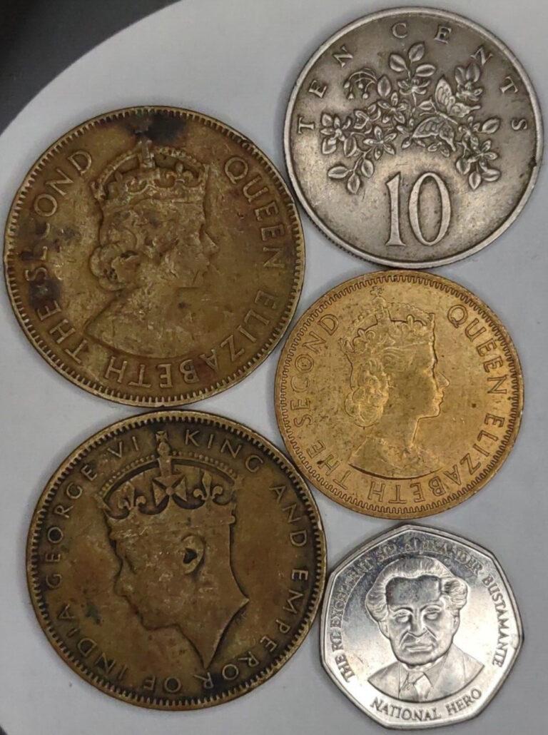 Read more about the article Jamaica Coins lot of 5 Different ones