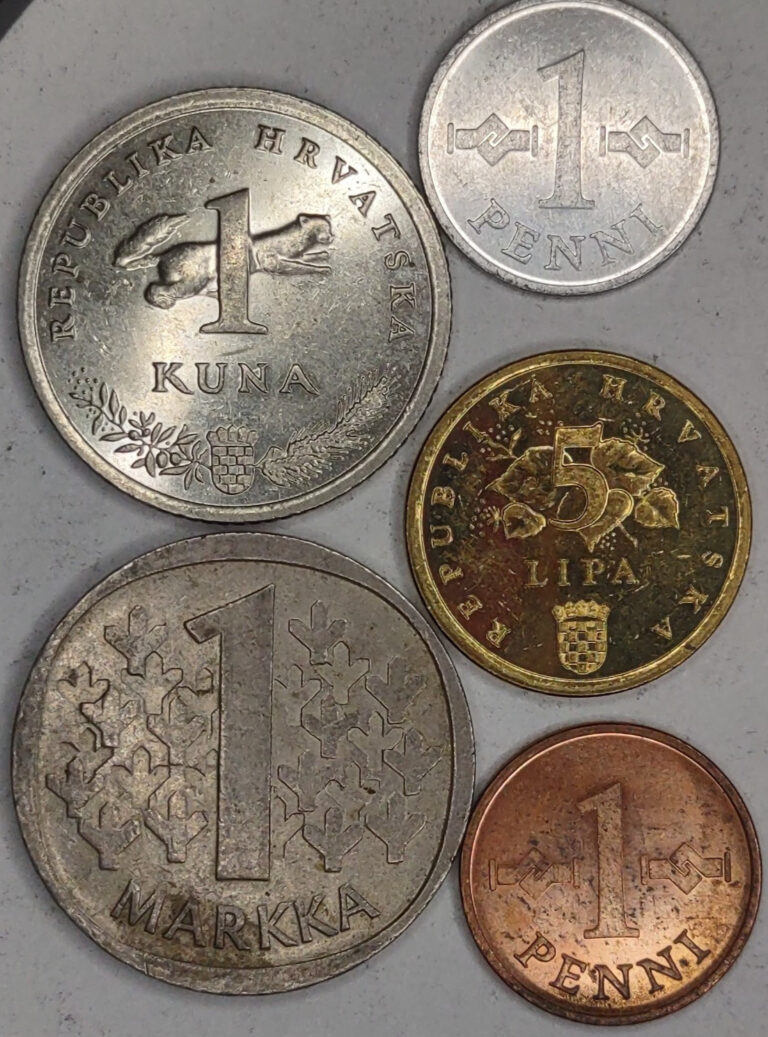 Read more about the article Finland coins lot of 5 different ones