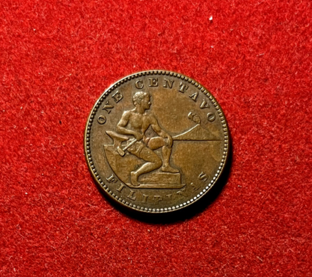 Read more about the article Philippines 1914 S Centavo Bronze Coin KM#163 T2915