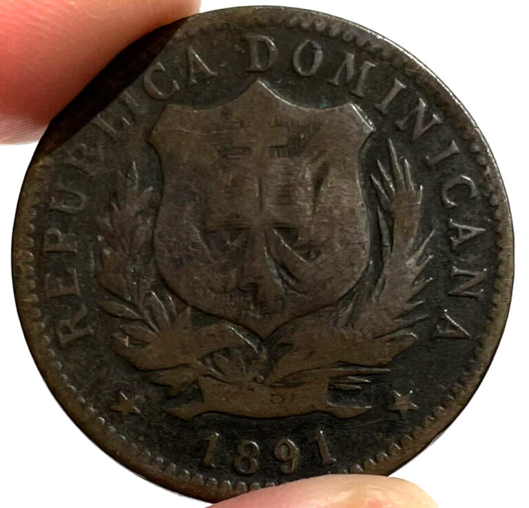 Read more about the article 1891 A Dominican Republic 10 Centesimos Circulated Coin Paris Mint Scarce Type